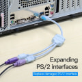 Miniatyrbild 2 av 6: Vention USB Omvandlare Kabel för tangentbord mus USB hane till PS2 hona omvandlare adapter kabel för bärbar dator anslut tangentbord USB