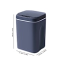 Miniatyrbilde 7 av 7: 16L Automatisk Sensor Søppelbøtte Elektrisk Berøringsfri Smart Bin Kjøkken Bad Vanntett Bøtte Søppel