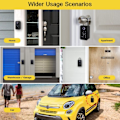 Miniatyrbild 3 av 10: Fingeravtryck Bluetooth Wifi Digital Key Box App Fjärr Åtkomst Vägg Monte Kombination Säkerhet Airbnb Lås box