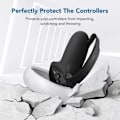 Miniatyrbilde 6 av 7: Anti-Trow Touch Controller Grip Deksel For Oculus Quest 2 Med Silicon Beskyttende Ring Deksel VR Tilbehør