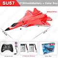 Miniatyrbilde 1 av 10: RC Plane 2.4G Med LED Lys Fly Fjernkontroll Kontroll Flying Modell Glider EPP Skum Leker