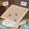 Miniatyrbilde 8 av 9: 99 Multiplikasjon Brett Spill Tre Montessori  Barn Læring Pedagogiske leker