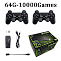 Miniatyrbilde 8 av 8: Video Game Stick Lite 4K Video Game M8 Console 64GB Double Wireless Controller