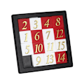 Miniatyrbillede 4 af 7: Sliding Tal Puzzle Huarong Road Brain Teaser IQ Test
