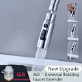 Miniatyrbild 2 av 6: Ny Kran Förlängare 360° Universal Rotation Förlängning Stänksäker Aerator 3 Modes Kök Sho Tillbehör Med Universal Adapter