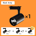 Miniatyrbillede 7 af 8: Sæt Led Skive Lys Armatur COB Binne Belysning Væg Lampe Skinne 220V Spot Lights