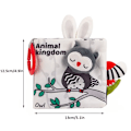 Miniatyrbild 10 av 11: Soft Baby Books 3D Touch Feel High Contrast Toy Book Sensory Tidig Lärande Barnvagn Leksaker