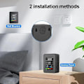 Miniatyrbild 4 av 8: Multifunktionell 5in1 CO2 Mätare Digital Temperatur Fuktighetstestare Koldioxid TVOC HCHO Detektor Luft Kvalitet Monitor