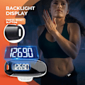 Miniatyrbild 5 av 6: 3D Pedometer for Walking, Simple Walking Step Counter USB Rechargeable Step Tracker with Backlight