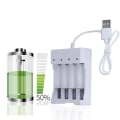 Miniatyrbilde 5 av 10: Universal 1 Slot Batteri USB lader Adapter LED Smart Lading for Oppladbare Batterier Li-ion 18650 26650 14500 lader