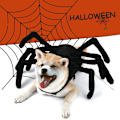 Miniatyrbillede 2 af 7: Kæledyr kostume sort edderkop cosplay kostume halloween sjovt påklædning
