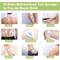 Miniatyrbillede 4 af 6: 24 Modes 20 Intensitet Elektrisk Stimulation Massager Muskel EMS terapi