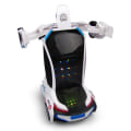 Miniatyrbilde 4 av 4: Elektrisk Lys Musikk Deformasjon Racing Bil Transformasjon Robot Kjøretøy Barn