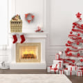 Miniatyrbilde 3 av 5: Jul tre advent kalender LED opplyst landsby hus nissen nedtelling pynt