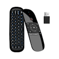 Miniatyrbilde 1 av 7: Air Mouse 2.4G Trådløst Tastatur Fjernkontroll IR Fjernkontroll Læring 6-Axis Motion Sense for Smart TV Android TV Box PC