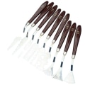 Miniatyrbillede 1 af 7: 9 stk Blomster Kunst Skraber Tekstur Kunst Palette Kniv Specialformet skraber