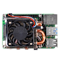 Miniatyrbilde 4 av 4: Ultra tynn Lavprofilis Tårn CPU Kjøling Vifte Radiator Heatsink Kjøler