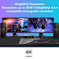 Pikkukuva 5 / 6: Kaksois näyttö HDMI DisplayPort KVM kytkin 4K 60Hz 2X2 sekoitetut tulot DP HDMI KVM kytkin