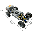 Miniatyrbild 2 av 7: Teknisk RC Bil bygg block  professionell  Fyrhjulsdrift Dubbel motor Utbildningsleksaker
