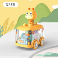 Pikkukuva 8 / 9: Press Gear Car Lapset's lelu auto veto takaisin poika lapset inertia auto palapeli eläimet auto
