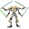 Pikkukuva 1 / 6: Yleinen Robotti Grievous Valomiekalla Kanta Taistelu Ase Malli Rakennus Blocks Action Figuuri lelu