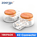 Miniatyrbillede 1 af 7: K1 K2 K3 stik ledning splejsning stik RJ45 RJ11 ledninger Ethernet telefon kabel ledning UY2 netværk kabel terminal