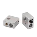 Miniatyrbild 2 av 8: Aluminium värmare block för utskrift huvud hot end uppvärmning block 20*20*10 20x20x10 mm för 3D skrivare