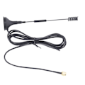 Miniatyrbillede 2 af 6: 12 dbi 433Mhz antenne halvbølge dipol antenne SMA han med magnetisk base til  radio signal booster