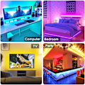 Pikkukuva 4 / 8: RGB 5050 Led nauha Light Bluetooth App Ohjaus 5V USB Led Teippi Joustava nauha diodi teippi