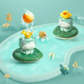 Miniatyrbillede 5 af 7: Springvand Krokodille Frø Baby Bader Legetøj til Småbørn 5 Tilstande Spray Vand Sprinkler Lys Op Badekar Legetøj