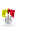 Miniatyrbillede 3 af 7: 3x3x3 Terning trekant Speed Magic spil Professionelt cubo magico Puslespil Farverigt Pædagogisk legetøj