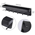Miniatyrbillede 5 af 6: Hvid Nøgle Holder til Væg Dekor Post Reol Sorter Organizer Nøgle Bøjle