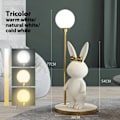 Pikkukuva 7 / 11: Nordic Modern Rabbit pöytä LED lattia lamppu asumiseen lapsille Lapset‘s huone