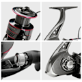 Miniatyrbild 2 av 2: Spinning Fiske Reel Max Drag 12 kg 5,2:1 Hög Speed Metal Spool
