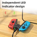 Pikkukuva 3 / 7: Kannettava lataus kahva kannatin Nintendo kytkin peli lisätarvikkeille