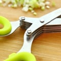 Miniatyrbilde 5 av 6: 5 lag Multifunksjonell Muti lag rustfritt stål kniver flerlags kjøkken saks