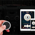 Pikkukuva 5 / 7: Mini Langaton Bluetooth-yhteensopiva Media painike Kaukosäädin Ohjain Auto Moottoripyörä Ohjaus pyörä