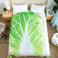 Miniatyrbillede 3 af 4: Dobbeltsidet Flannel Kreativt Udseende Hjem Sofa Kål Tæppe 120x120cm
