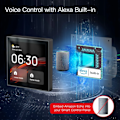 Pikkukuva 2 / 6: Smart Touch Screen Center Ohjauspaneeli Voice Control Alexa Sisäänrakennettu ZigBee Gateway Sisäänrakennettu Intelligent Scenes 4