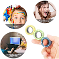 Pikkukuva 3 / 5: 3 kpl magneettiset sormukset Fidget lelu sarja aikuisten Fidget magneetit Spinner renkaat  Fidget pakkaus hyvä lahja aikuisille teini lapsille