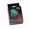 Miniatyrbilde 6 av 7: Elektrisk gitar tuner pedal klipp kromatisk digital mini LCD skjerm tunere