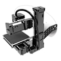 Miniatyrbilde 3 av 7: K9 Mini 3D Skriver Enkel å bruke Entry Level  Gave 3D Printer FDM TPU PLA Filament 1,75mm Sort