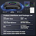 Pikkukuva 6 / 7: Android 13 SM6225 8 ydintä 8G+128G Smart Android TV Box