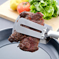 Miniatyrbillede 3 af 7: Rustfrit stål stegning skovl clips multifunktionelt bøf grill tang stegning fisk spatel clips  husholdning køkken værktøj