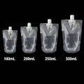 Miniatyrbilde 3 av 6: Gjennomsiktig plast poser med drikke pose forseglet gjenbrukbar drikke juice melk kaffe reise arrangør pose