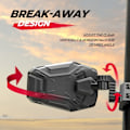 Miniatyrbillede 6 af 7: UTV Pro-Fit Cage Side Rearview Spejl Kompatibelt med Polaris Ranger