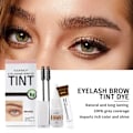 Miniatyrbilde 5 av 9: Øyenvippe & Øyenbryn Farge Tint Kit Vannfast 15 Min Rask Farge Brow Enhance Brow Farge Vippe Langvarig Permanent Sminke Verktøy