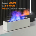 Miniatyrbillede 2 af 7: Aroma Diffuser Luft Fugter Ultrasonic Cool Mist Maker Fogger LED Essential Olie Flame Lampe