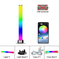 Miniatyrbillede 5 af 8: Smart RGB Symfoni Lyd Kontrol LED Lys Musik Rhythm Ambient Pickup Lampe Med App Kontrol