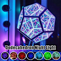 Pikkukuva 5 / 5: Joulu Sisustus Yö Valot Creative Cool Infinite Dodecahedron Creative Cool Color Art Lights